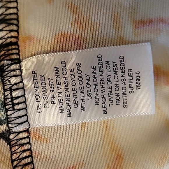 A.N.A. Black Floral Velour Butterfly Sleeve Scoop Neck Fairycore Blouse - Picture 7 of 8